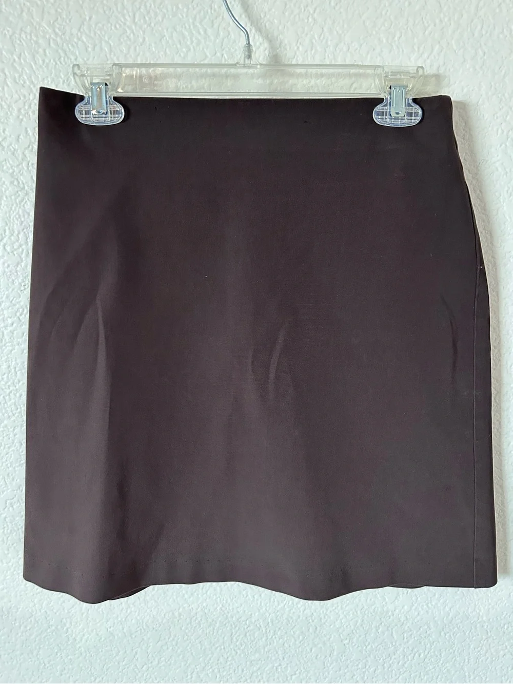 Jennie Maag Women's Large Chocolate Brown Straight A frame Bussines Casual Skirt